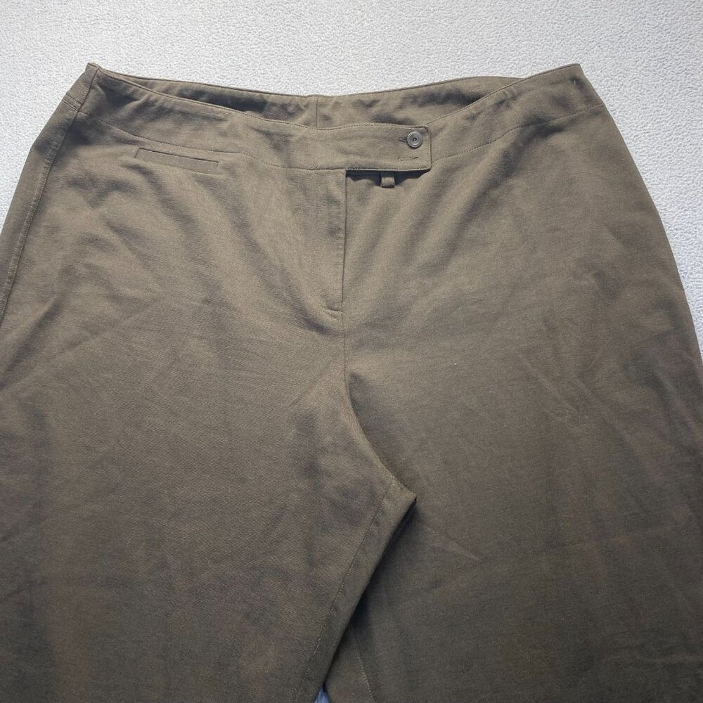 Eileen Fisher Dress Pants Women's Size 3X,Zipper,Stretch,Wide Leg - Picture 8 of 9